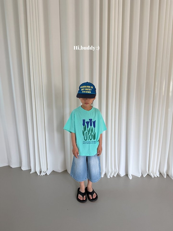 Hi buddy - Korean Children Fashion - #kidsstore - Buddy Flower Tee - 8