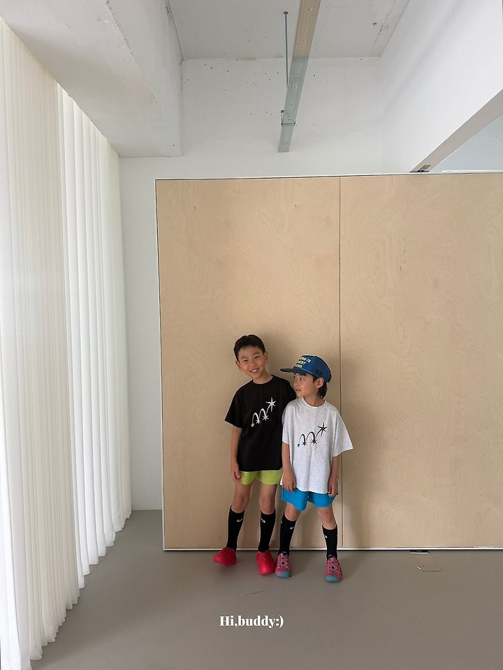 Hi buddy - Korean Children Fashion - #kidsstore - Three Star Tee - 6