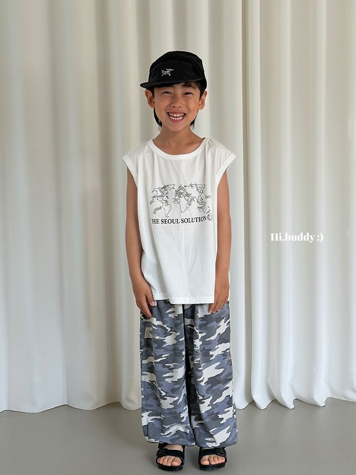 Hi buddy - Korean Children Fashion - #littlefashionista - Seoul Sleeveless Tee - 7