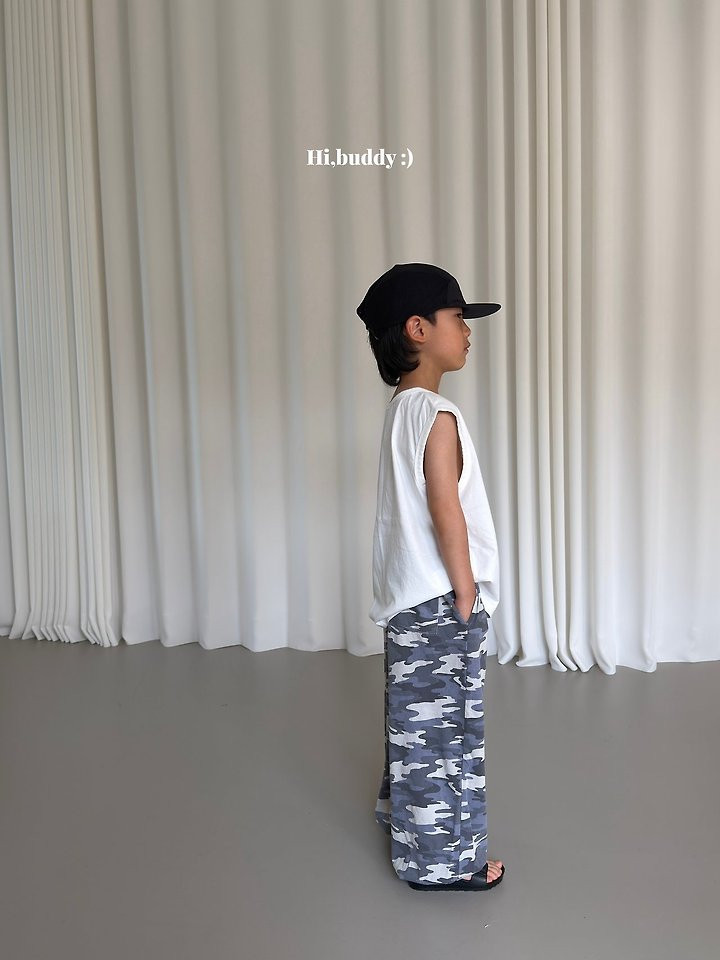 Hi buddy - Korean Children Fashion - #magicofchildhood - Seoul Sleeveless Tee - 8