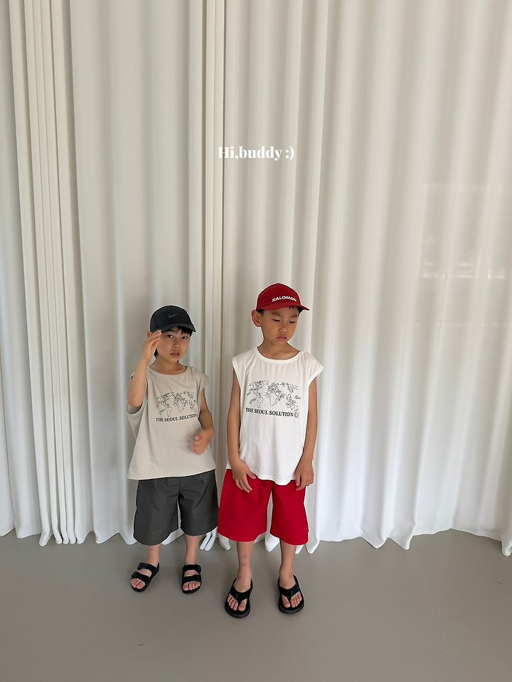 Hi buddy - Korean Children Fashion - #prettylittlegirls - Seoul Sleeveless Tee - 10