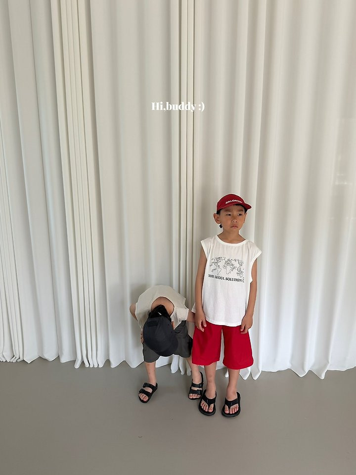 Hi buddy - Korean Children Fashion - #todddlerfashion - Seoul Sleeveless Tee - 11