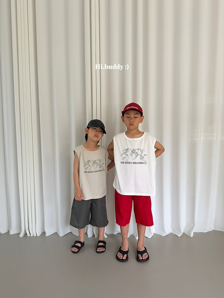 Hi buddy - Korean Children Fashion - #toddlerclothing - Seoul Sleeveless Tee - 12