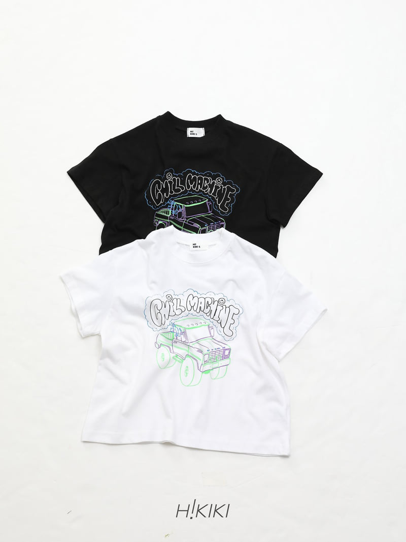 Hikiki - Korean Children Fashion - #kidzfashiontrend - Neon Truck Tee