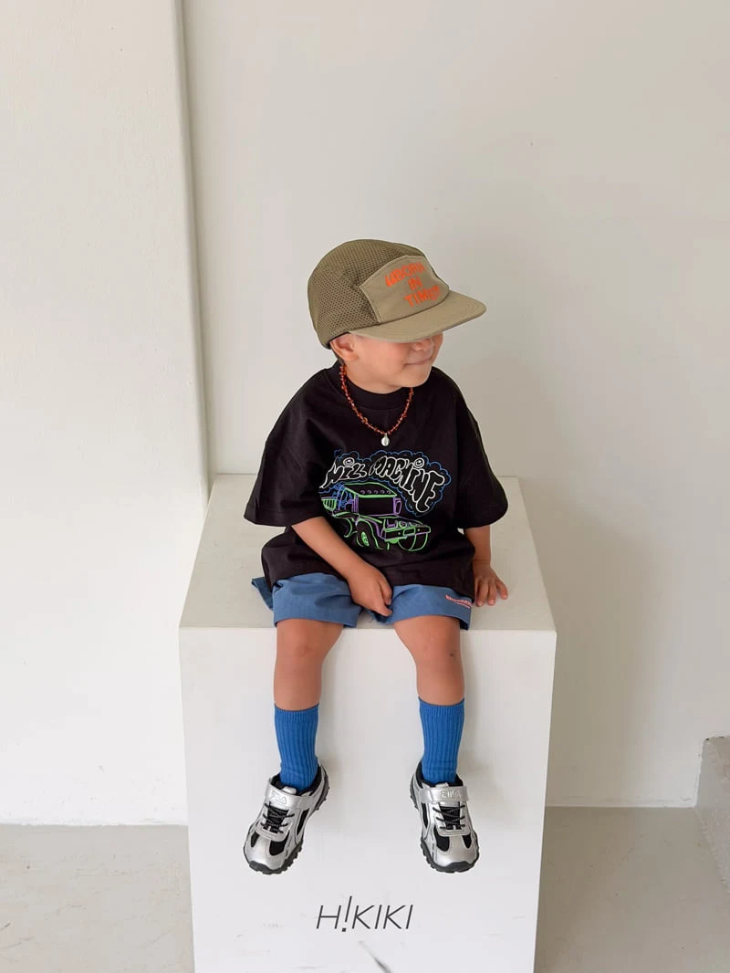 Hikiki - Korean Children Fashion - #minifashionista - Neon Truck Tee - 5