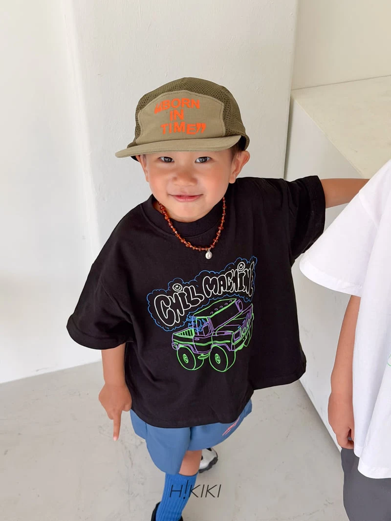 Hikiki - Korean Children Fashion - #prettylittlegirls - Neon Truck Tee - 6