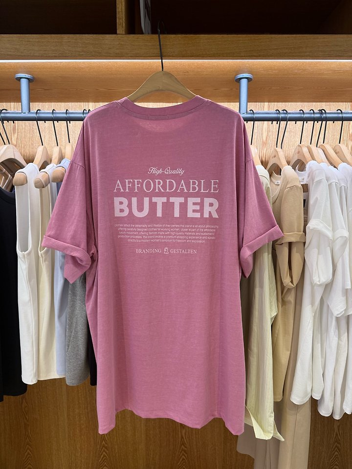 Hiyann - Korean Women Fashion - #momslook - Butter Pig Tee - 6