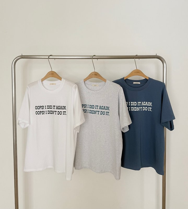 Hiyann - Korean Women Fashion - #momslook - Oops Tee