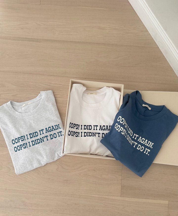 Hiyann - Korean Women Fashion - #momslook - Oops Tee - 7
