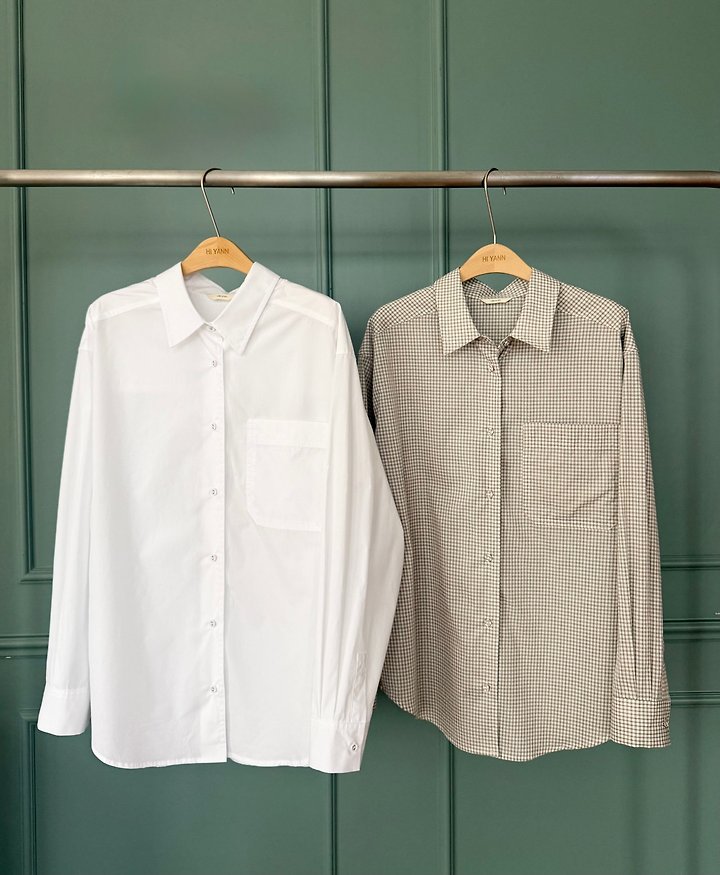 Hiyann - Korean Women Fashion - #momslook - Pocket Shirt
