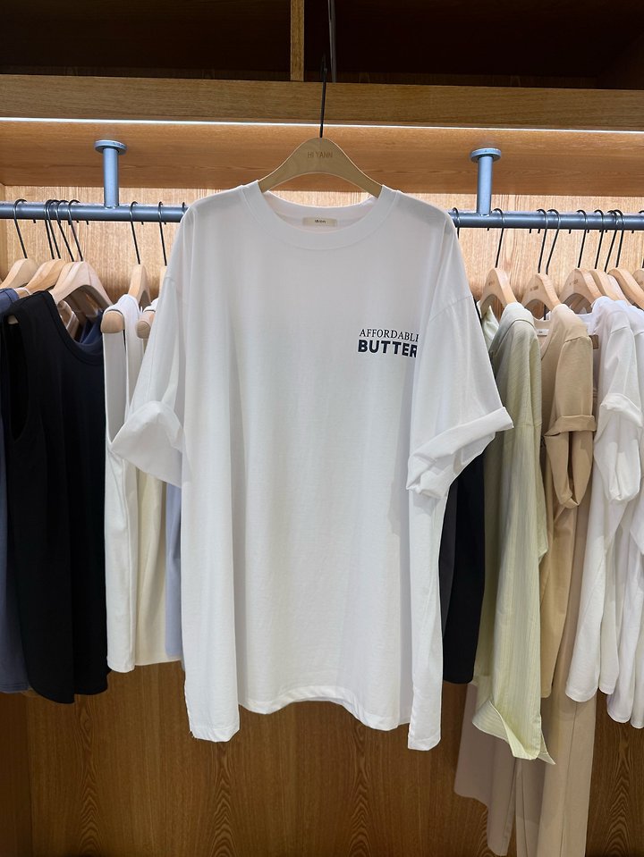 Hiyann - Korean Women Fashion - #womensfashion - Butter Pig Tee - 3