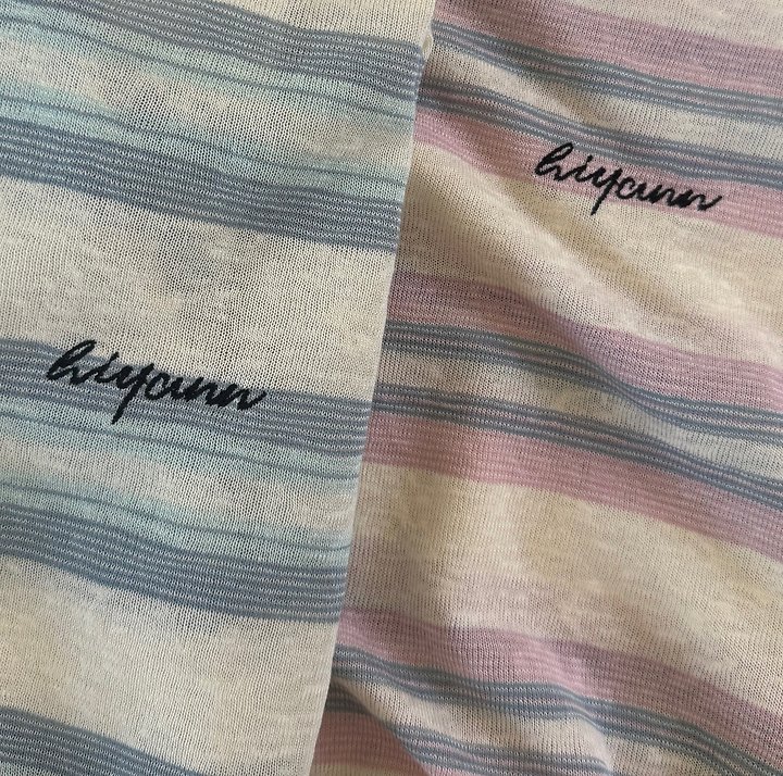 Hiyann - Korean Women Fashion - #womensfashion - Lavender Striped Tee - 10