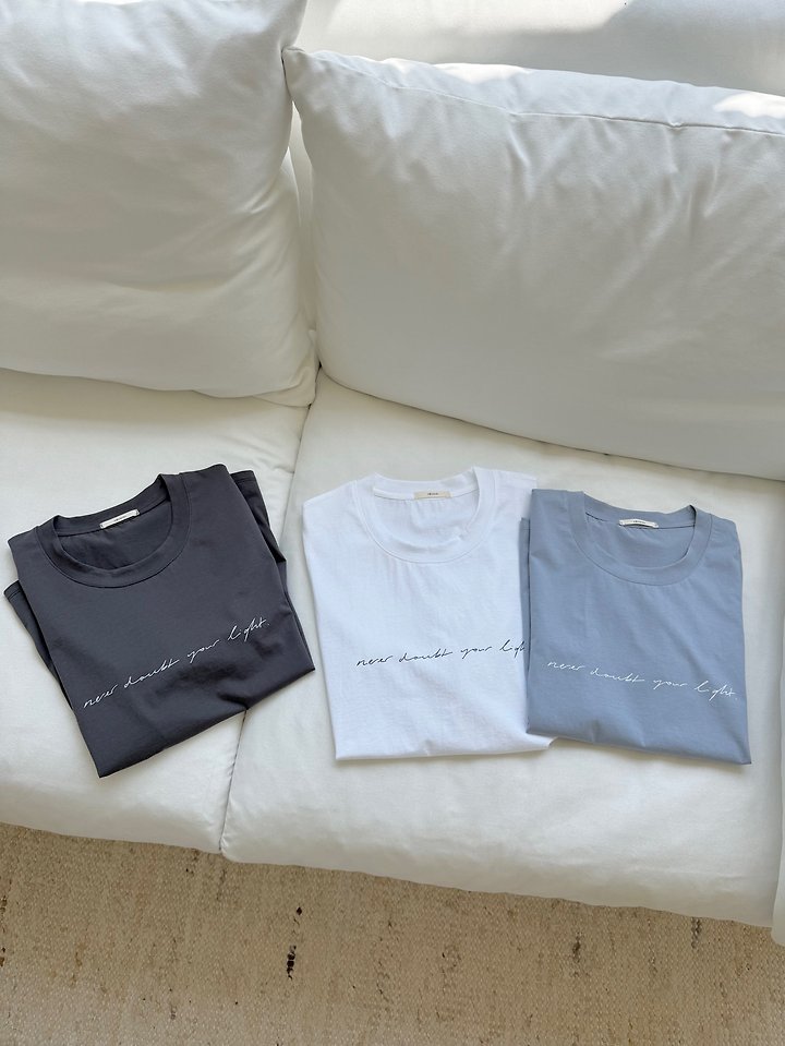 Hiyann - Korean Women Fashion - #womensfashion - Never Tee - 5
