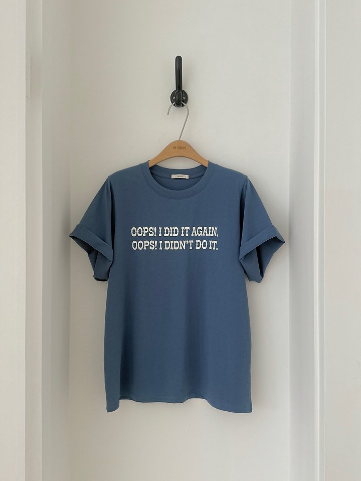 Hiyann - Korean Women Fashion - #momslook - Oops Tee - 4