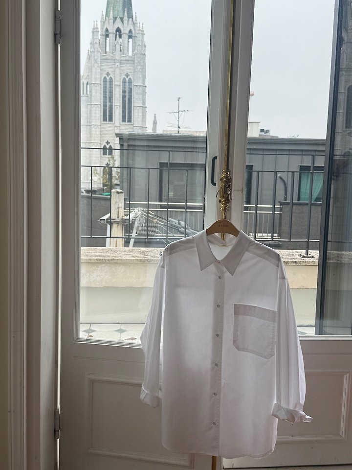 Hiyann - Korean Women Fashion - #womensfashion - Pocket Shirt - 2