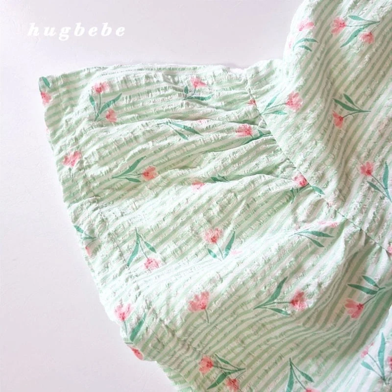 Hug Bebe - Korean Baby Fashion - #babyboutique - Breeze Flower Set - 3