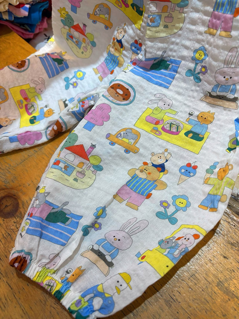 Hug Bebe - Korean Baby Fashion - #babyboutique - Amusement Park Pants - 9