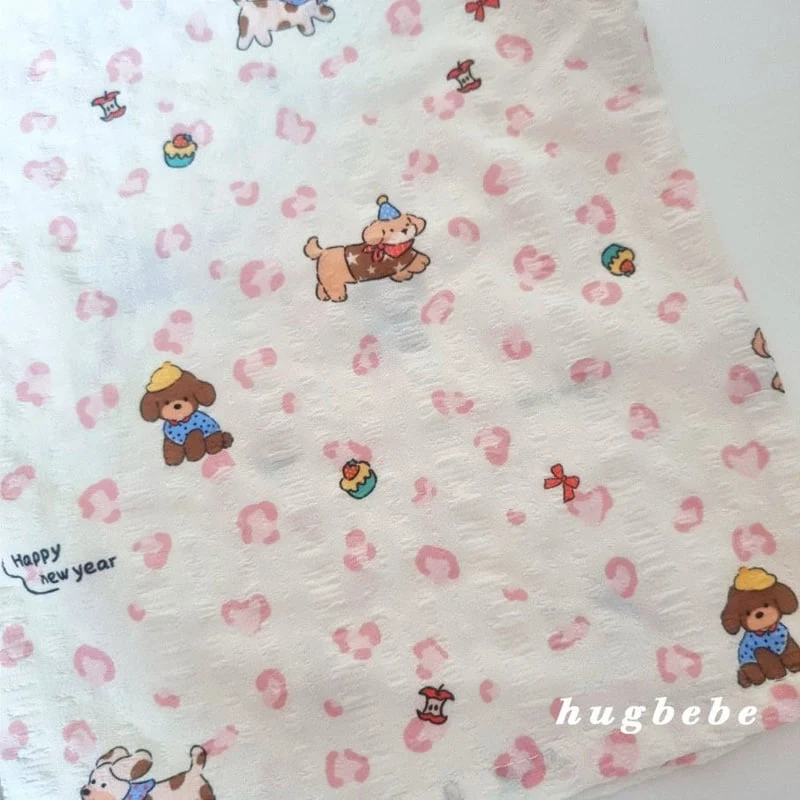 Hug Bebe - Korean Baby Fashion - #babyboutiqueclothing - Play Puppy Set - 7