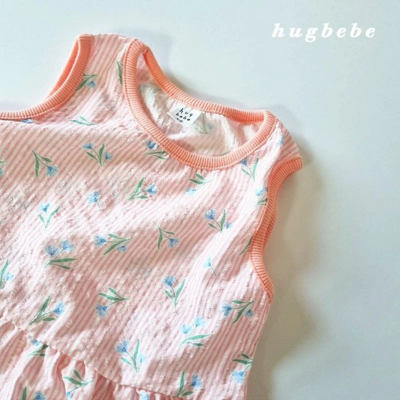 Hug Bebe - Korean Baby Fashion - #babyfever - Breeze Flower Set - 7