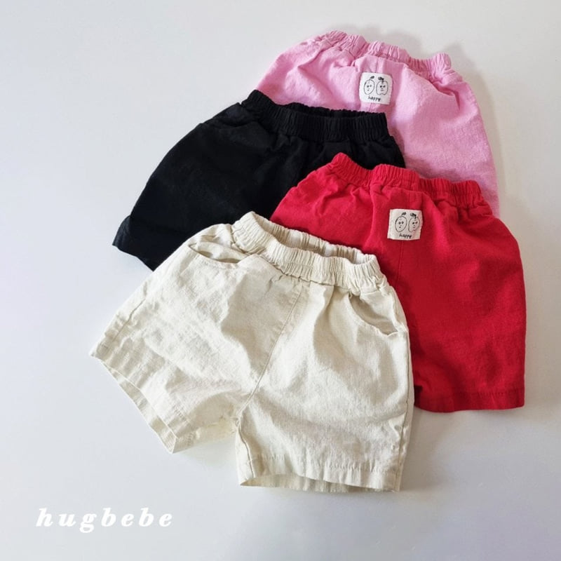 Hug Bebe - Korean Baby Fashion - #babyfever - Linen Span Shorts