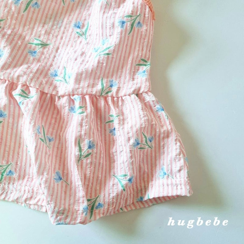 Hug Bebe - Korean Baby Fashion - #babygirlfashion - Breeze Flower Set - 8