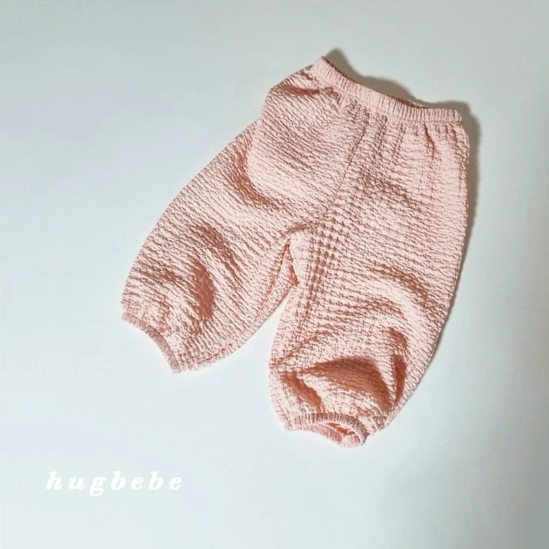 Hug Bebe - Korean Baby Fashion - #babyfever - Monggeul Seersucker Pants - 4