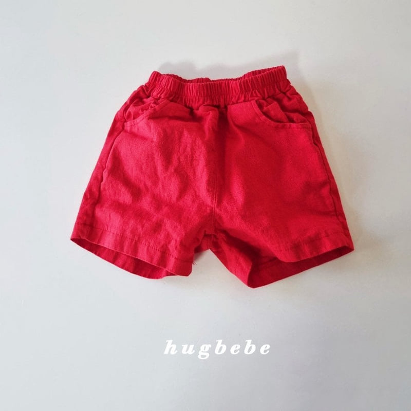 Hug Bebe - Korean Baby Fashion - #babygirlfashion - Linen Span Shorts - 2