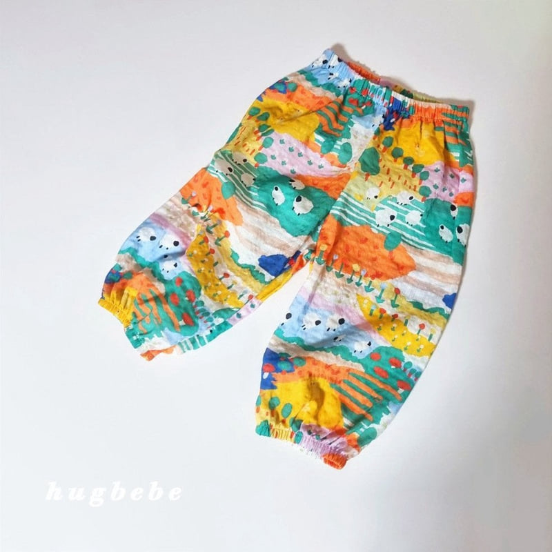 Hug Bebe - Korean Baby Fashion - #babygirlfashion - Animal Farm Pants