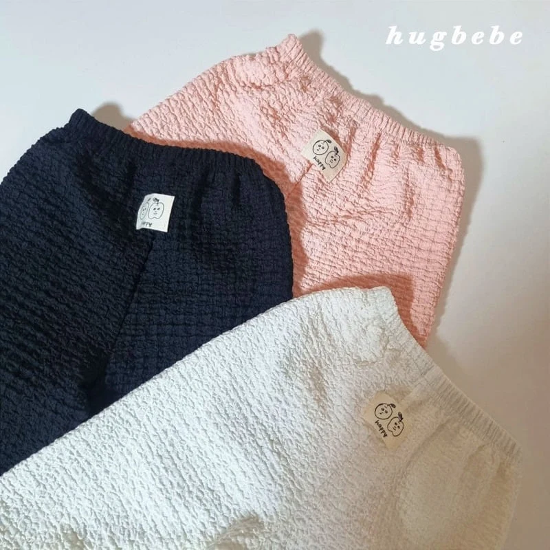 Hug Bebe - Korean Baby Fashion - #babylifestyle - Monggeul Seersucker Pants - 5