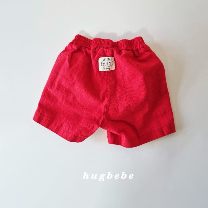 Hug Bebe - Korean Baby Fashion - #babylifestyle - Linen Span Shorts - 3