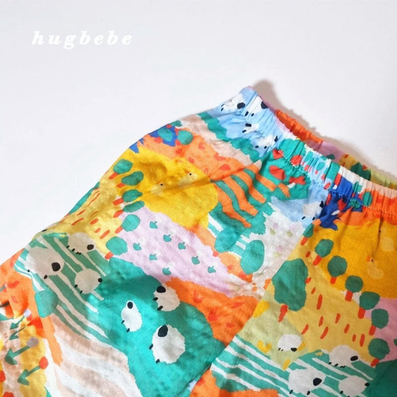 Hug Bebe - Korean Baby Fashion - #babylifestyle - Animal Farm Pants - 2