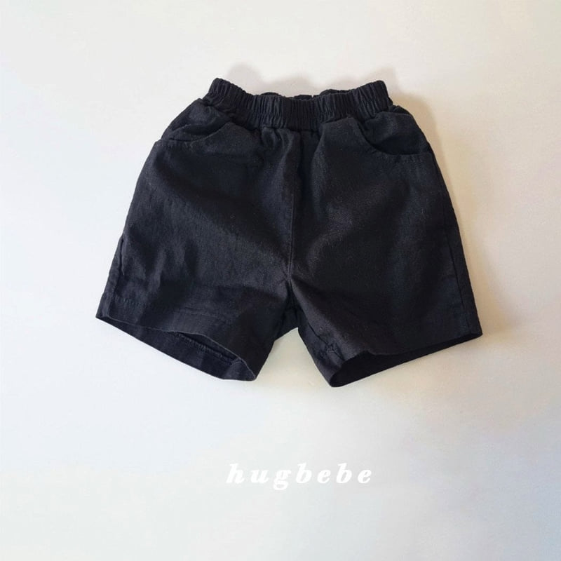 Hug Bebe - Korean Baby Fashion - #babylifestyle - Linen Span Shorts - 4