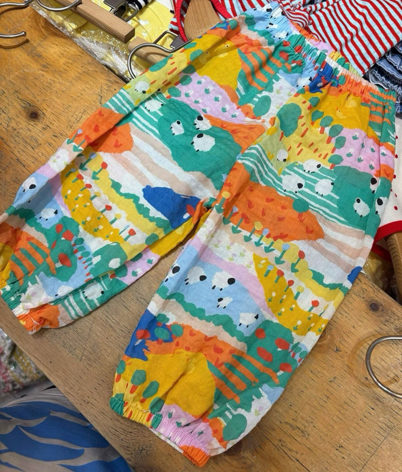Hug Bebe - Korean Baby Fashion - #babyoninstagram - Animal Farm Pants - 4