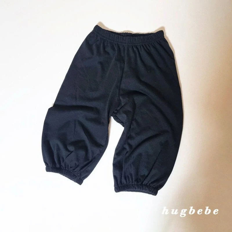 Hug Bebe - Korean Baby Fashion - #babyootd - 60s Cotton Solid Pants - 2
