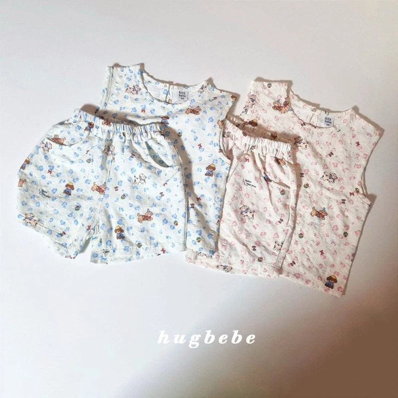 Hug Bebe - Korean Baby Fashion - #babyoutfit - Play Puppy Set