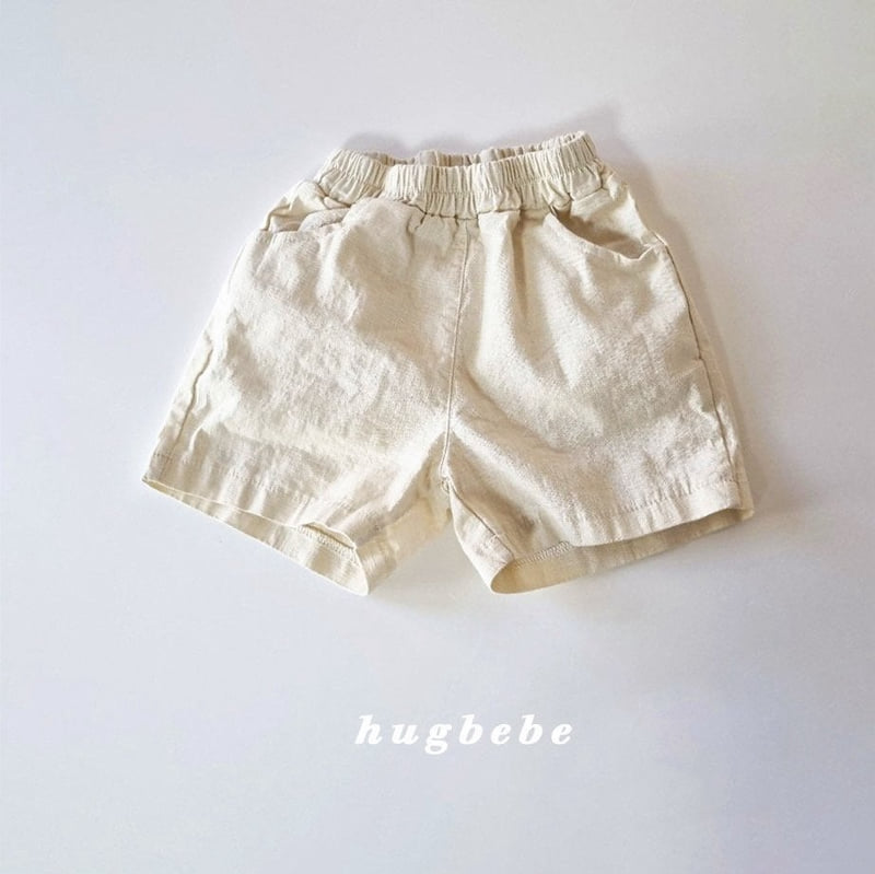 Hug Bebe - Korean Baby Fashion - #babyoutfit - Linen Span Shorts - 6