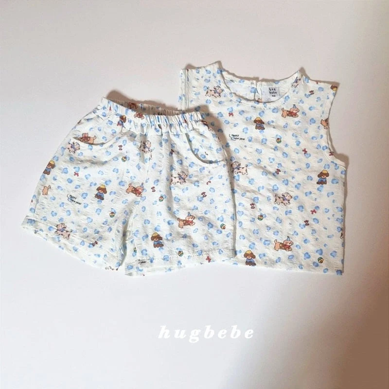 Hug Bebe - Korean Baby Fashion - #babywear - Play Puppy Set - 2