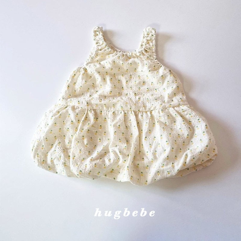 Hug Bebe - Korean Baby Fashion - #babywear - Petite Series Balloon One-piece