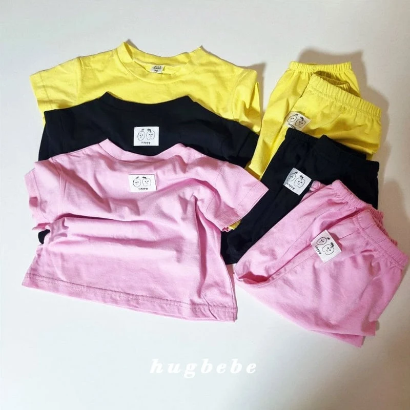 Hug Bebe - Korean Baby Fashion - #onlinebabyboutique - 60s Cotton Solid Pants - 6