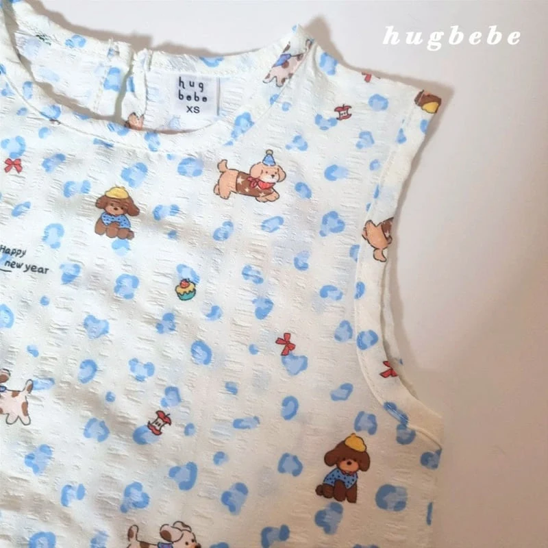 Hug Bebe - Korean Baby Fashion - #onlinebabyboutique - Play Puppy Set - 4