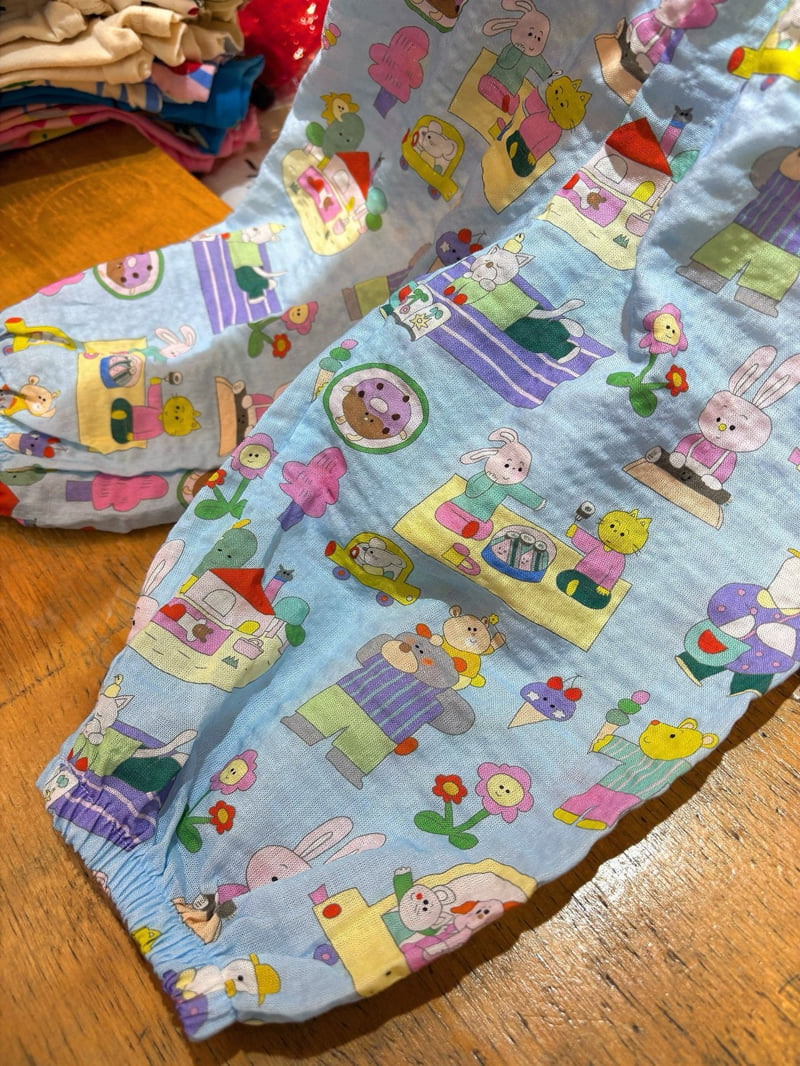 Hug Bebe - Korean Baby Fashion - #onlinebabyshop - Amusement Park Pants - 8