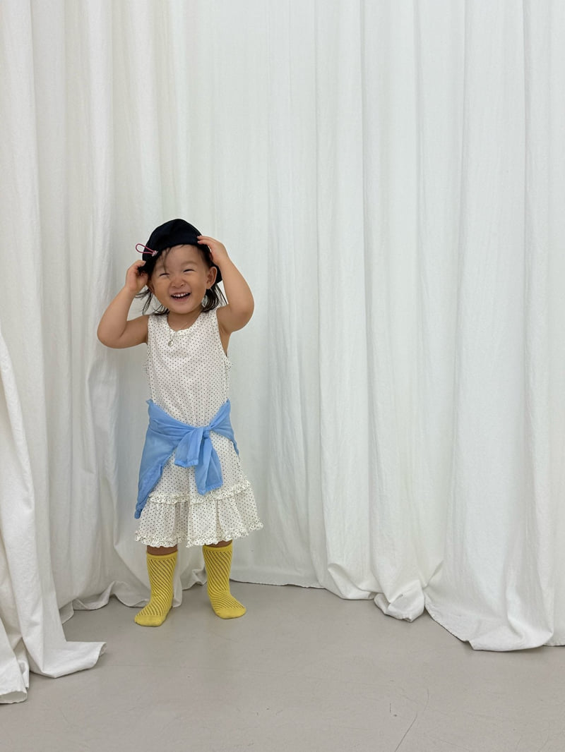 I Under Stand - Korean Children Fashion - #childrensboutique - Frill Sleeveless One-piece - 12