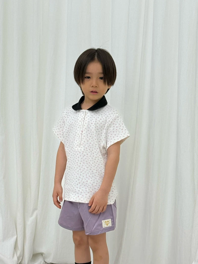 I Under Stand - Korean Children Fashion - #childrensboutique - Flower Collar Tee - 4