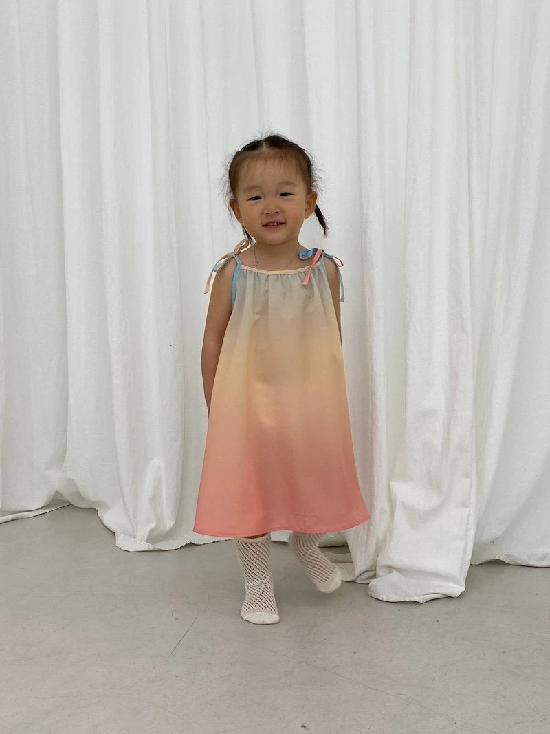 I Under Stand - Korean Children Fashion - #designkidswear - Gradient One-piece - 12