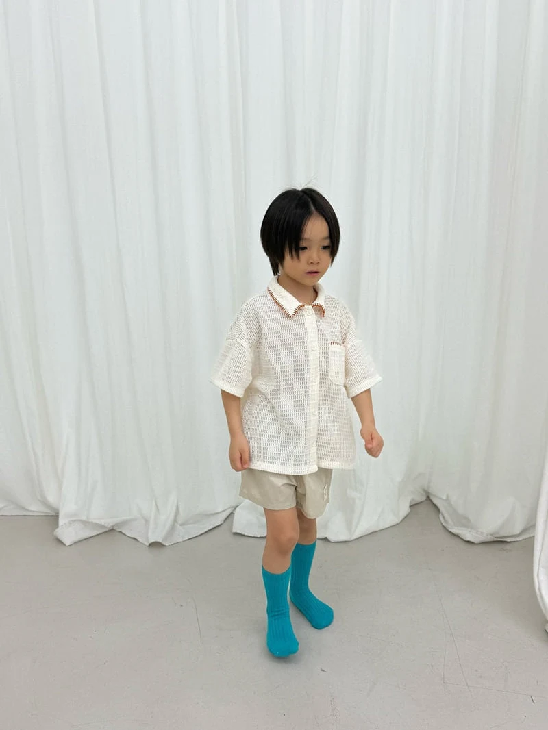 I Under Stand - Korean Children Fashion - #fashionkids - Crochet Shirt - 7