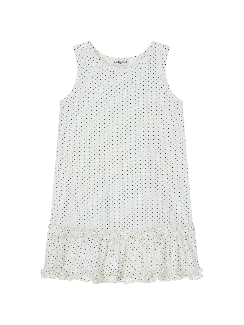 I Under Stand - Korean Children Fashion - #kidsstore - Frill Sleeveless One-piece