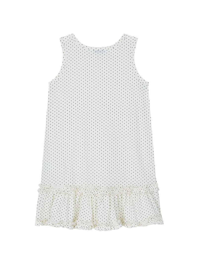 I Under Stand - Korean Children Fashion - #kidzfashiontrend - Frill Sleeveless One-piece - 2