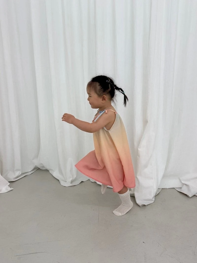 I Under Stand - Korean Children Fashion - #minifashionista - Gradient One-piece - 5
