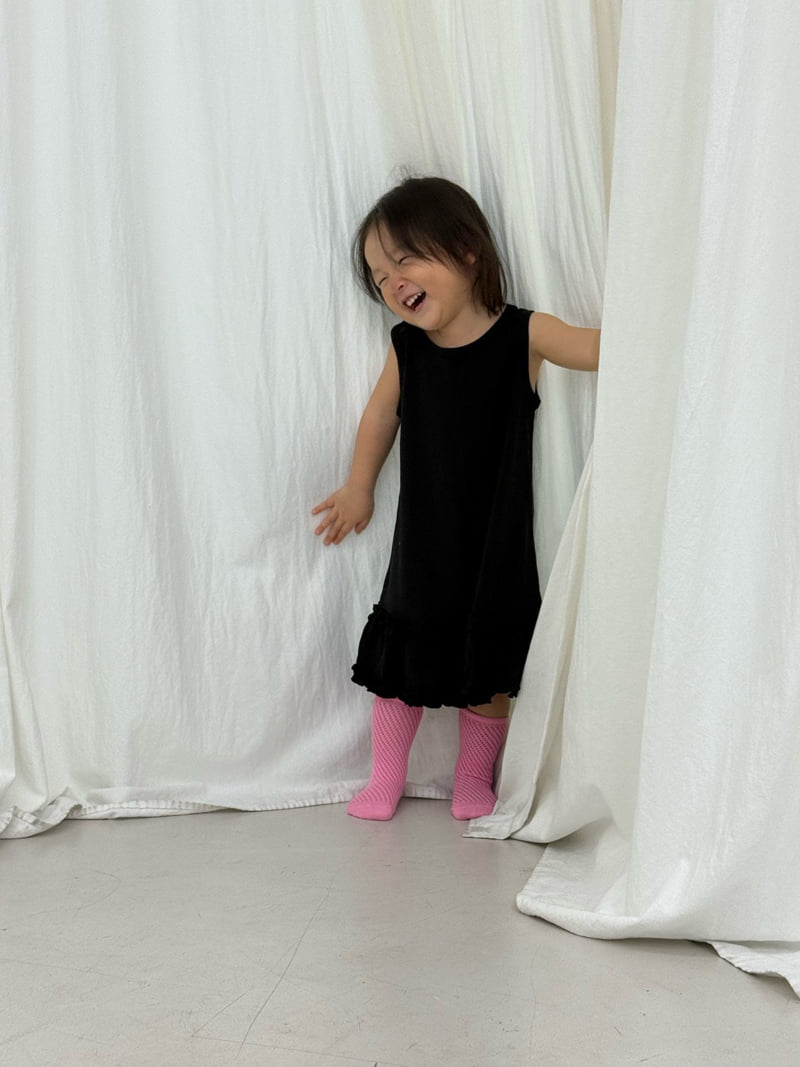 I Under Stand - Korean Children Fashion - #prettylittlegirls - Frill Sleeveless One-piece - 7