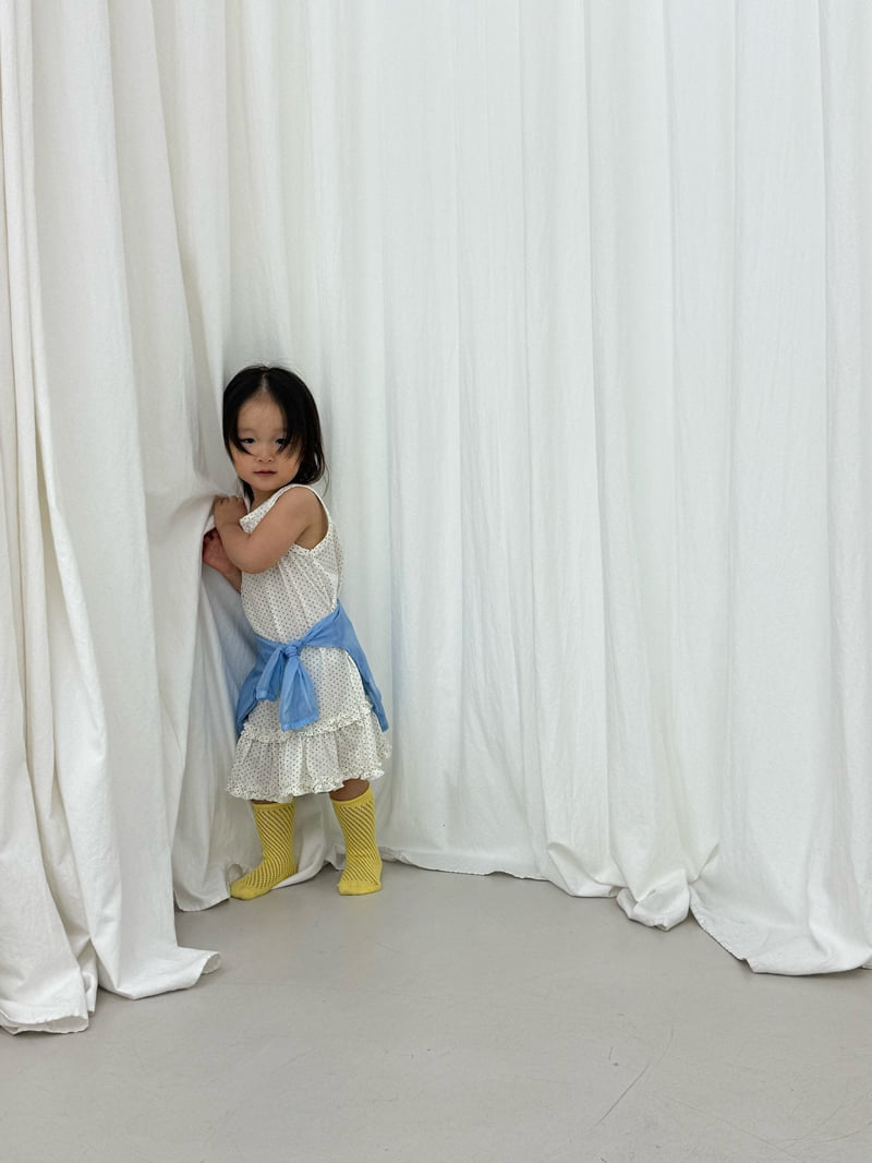 I Under Stand - Korean Children Fashion - #stylishchildhood - Frill Sleeveless One-piece - 10
